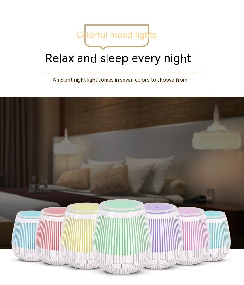 Humidificador de Aromaterapia USB con Lámpara de Colores