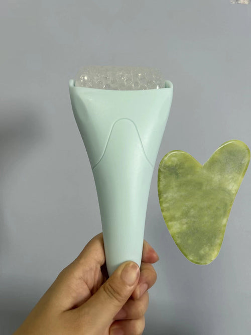 Masajeador Facial con Rodillo de Hielo