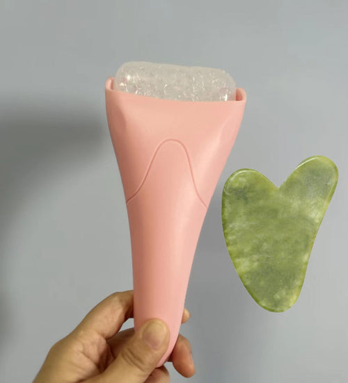 Masajeador Facial con Rodillo de Hielo